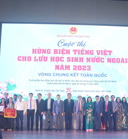 Trường ĐH Cửu Long đạt Giải Nhì cuộc thi hùng biện tiếng Việt cho người nước ngoài